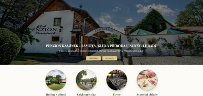 Spustili jsme nový web Penzionu Kamínek